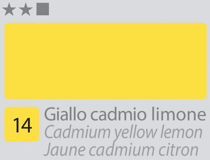 Divolo Accademia Peinture à l'huile 20 ml - Cadmium Yellow Lemon