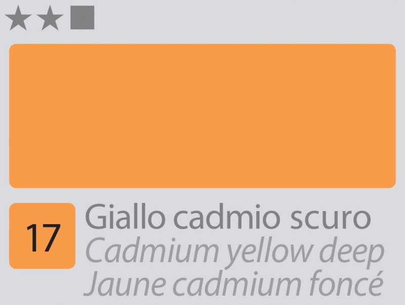 Divolo Accademia Peinture à l'huile 20 ml - Cadmium Yellow Deep