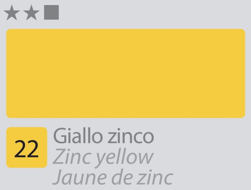 Divolo Accademia Peinture à l'huile 20 ml - Zinkgeel