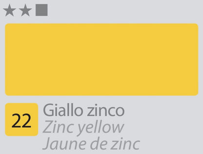 Divolo Accademia Peinture à l'huile 20 ml - Zinkgeel