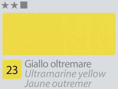 Divolo Accademia Peinture à l'huile 20 ml - Ultramarine Yellow