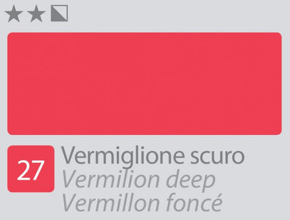 Divolo Accademia Peinture à l'huile 20 ml - Vermilion Deep
