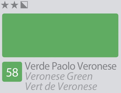 Divolo Accademia Peinture à l'huile 20 ml - Veronese Green