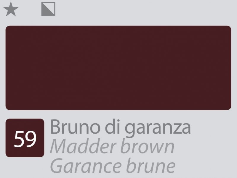 Divolo Accademia Peinture à l'huile 20 ml - Madder Brown