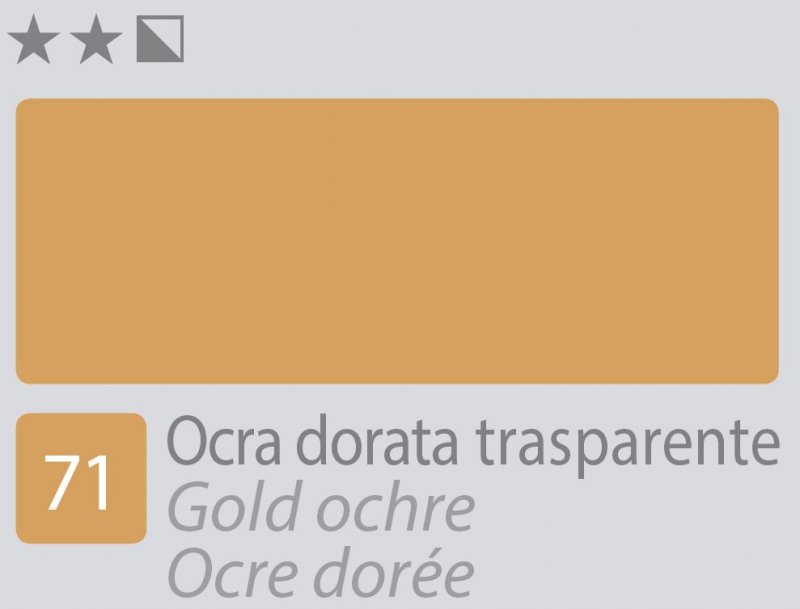 Divolo Accademia Peinture à l'huile 20 ml - Ocre doré