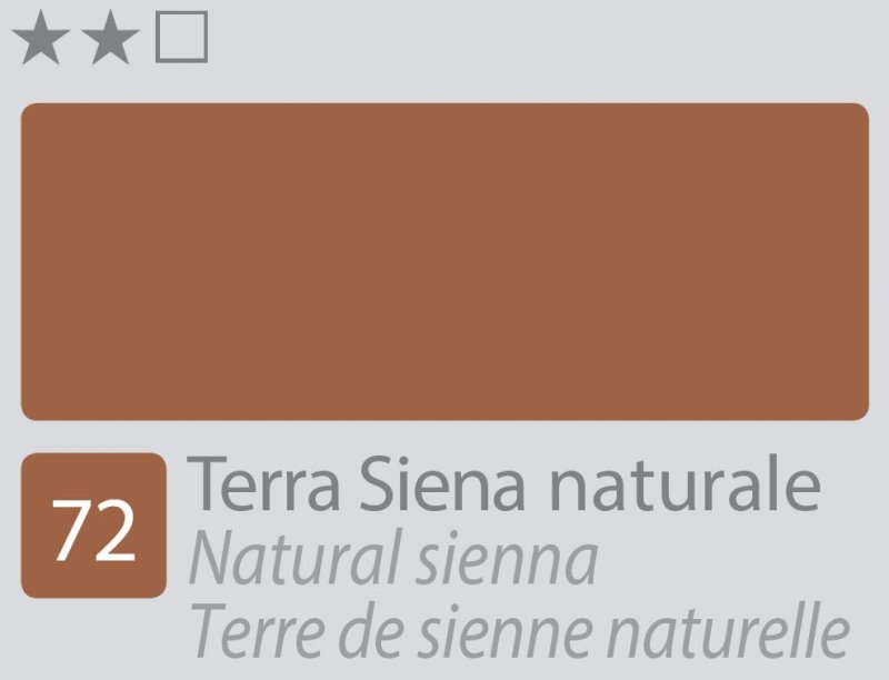 Divolo Accademia Peinture à l'huile 20 ml - Natural Sienna
