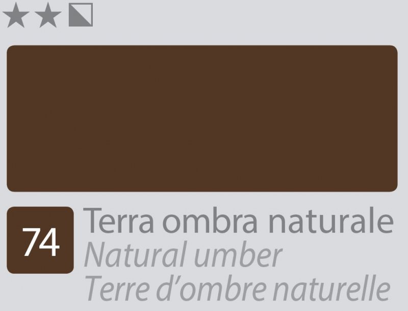 Divolo Accademia Peinture à l'huile 20 ml - Natural Umber