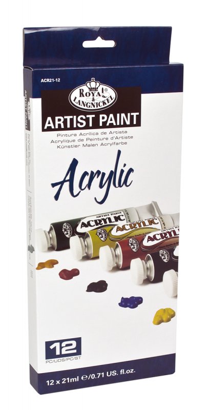 Royal & Langnickel Essentials Acrylic Sets - 12 x 21 ml