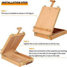 Meeden Large Studio Sketch Box Easel with Storage Box