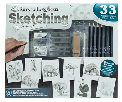 R&L Sketching Made Easy Animals Activity Pack