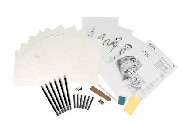 R&L Sketching Made Easy Animals Activity Pack