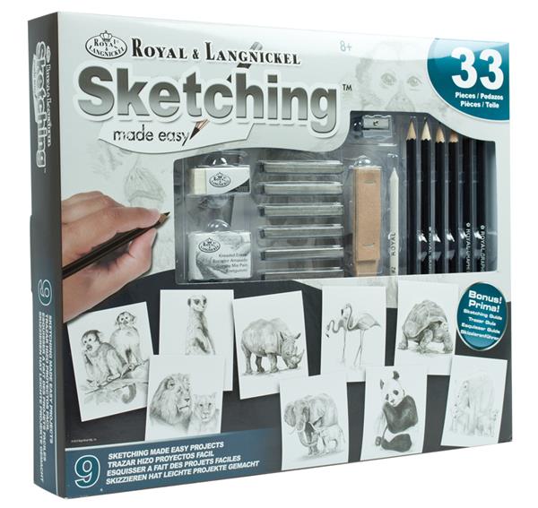 R&L Sketching Made Easy Animals Activity Pack