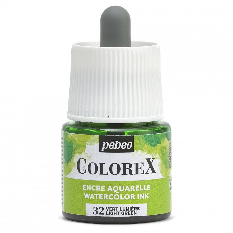 Pebeo Colorex Encre aquarelle 45 ml - 32 - Clair Vert