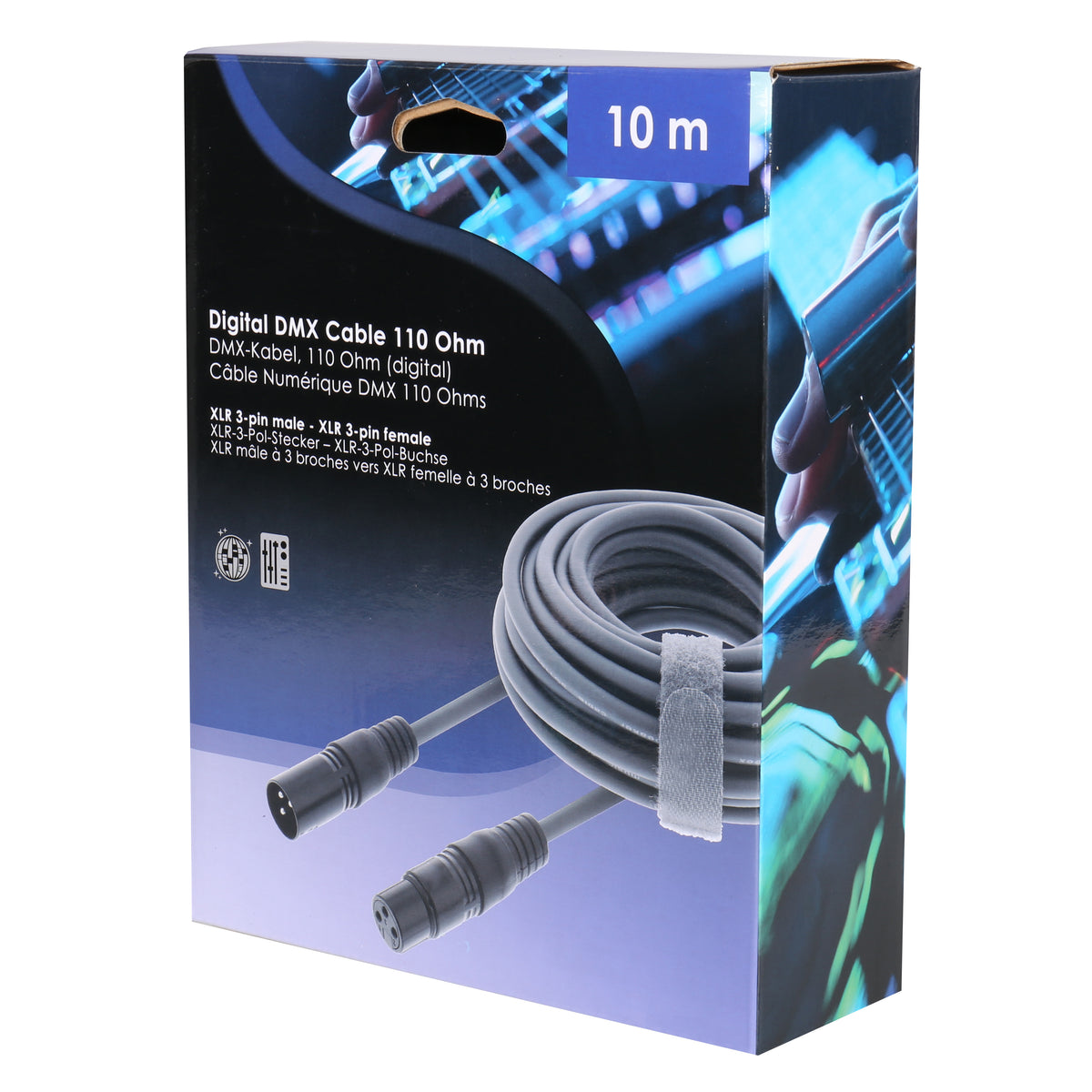 XLR Câble 3-Pins XLR Mâle vers Femelle 10m — 4