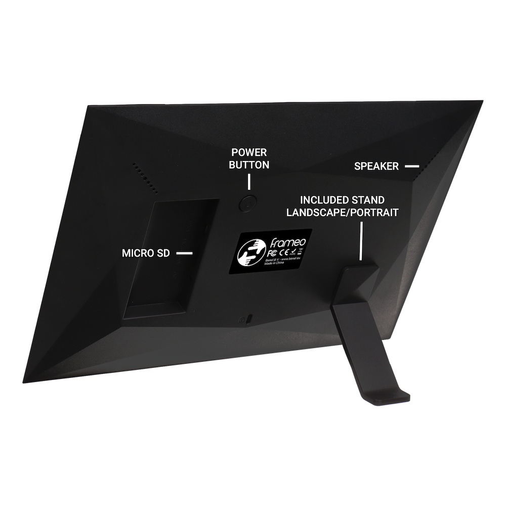 Frameo Cadre Photo Numérique HF-101B Noir 10.1 Pouce — 5