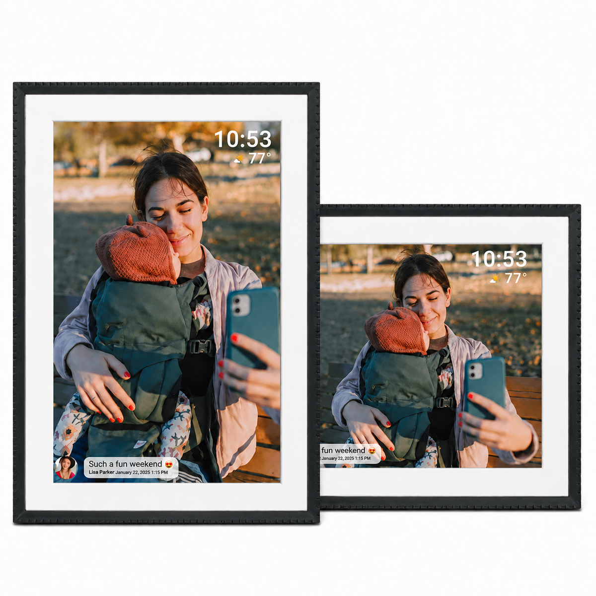Frameo Cadre Photo Numérique HF-109T Noir 10.1 Pouces avec FrameGlow — 4