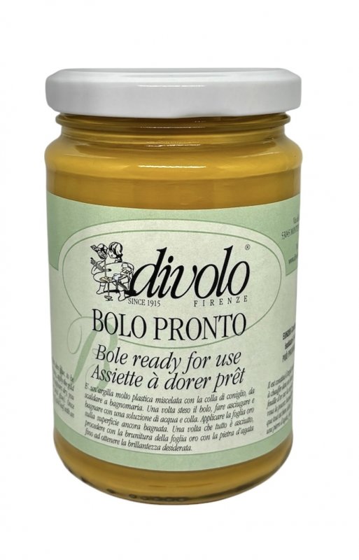 Divolo Prêt à l'emploi Poliment Apprêt pour dorure - 300 ml - Ocre jaune
