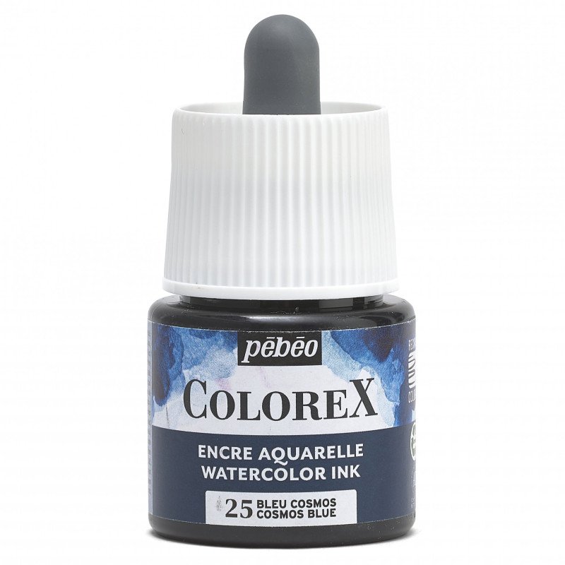 Pebeo Colorex Encre aquarelle 45 ml - 25 - Bleu cosmos
