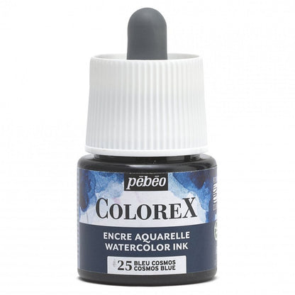 Pebeo Colorex Encre aquarelle 45 ml - 25 - Bleu cosmos