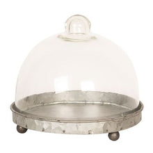 Clayre Eef Cloche 6GL2492 Gris Transparent 16x15 cm