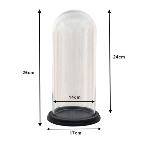 Clayre Eef Cloche 6GL3472 Transparent 17x26 cm — 2