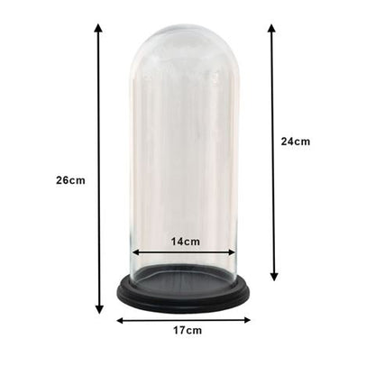 Clayre Eef Cloche 6GL3472 Transparent 17x26 cm — 2