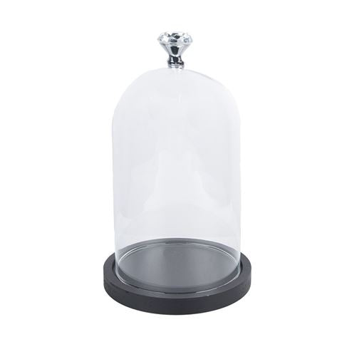 Clayre Eef 6GL2544 Cloche en Verre Transparent 14x25 cm