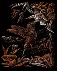 R&L Engraving Art A4 - Copper Foil - Humming Bird