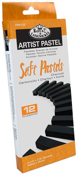 Royal & Langnickel Soft Pastel Charcoal - 12 Pack