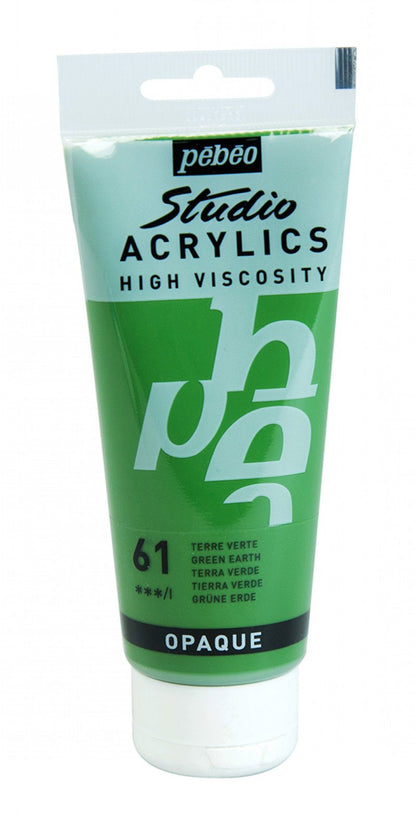 Pebeo Studio Peinture acrylique 100 ml - 61 - Groene aarde
