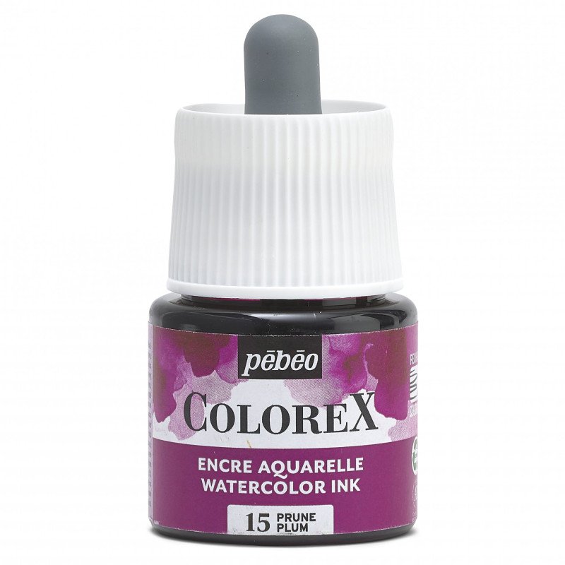Pebeo Colorex Encre aquarelle 45 ml - 15 - Pruim
