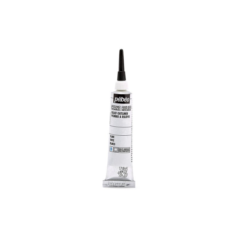 Pebeo Cerne Relief Omlijning 20 ml - Blanc