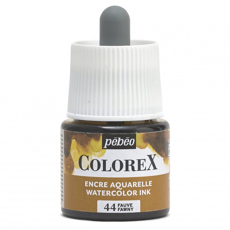 Pebeo Colorex Encre aquarelle 45 ml - 44 - Fauve