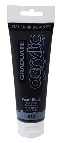 Daler-Rowney Graduate Acrylic Paint 120 ml - Pearl Black