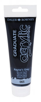Daler-Rowney Graduate Acrylic Paint 120 ml - Payne's Grey