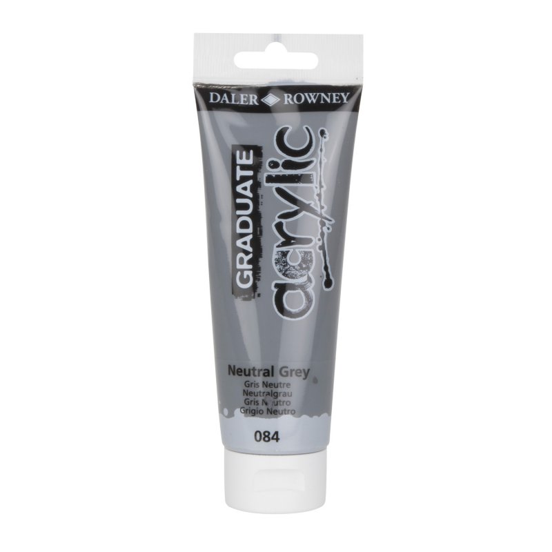 Daler-Rowney Graduate Acrylic Paint 120 ml - Neutral Grey