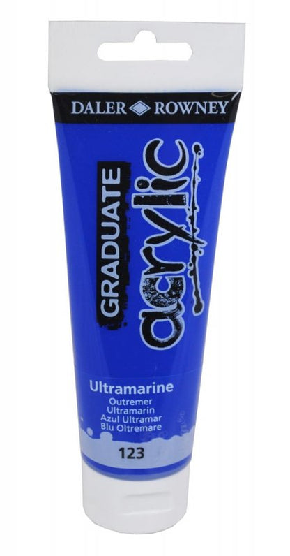 Daler-Rowney Graduate Acrylic Paint 120 ml - Ultramarine