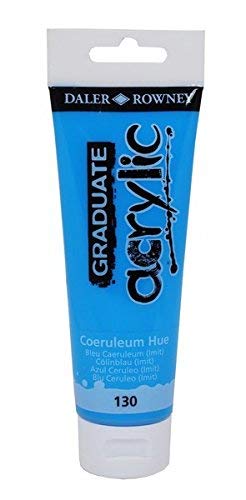 Daler-Rowney Graduate Acrylic Paint 120 ml - Coeruleum Blue
