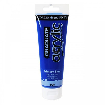 Daler-Rowney Graduate Acrylic Paint 120 ml - Primary Blue