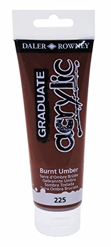 Daler-Rowney Graduate Acrylic Paint 120 ml - Burnt Umber