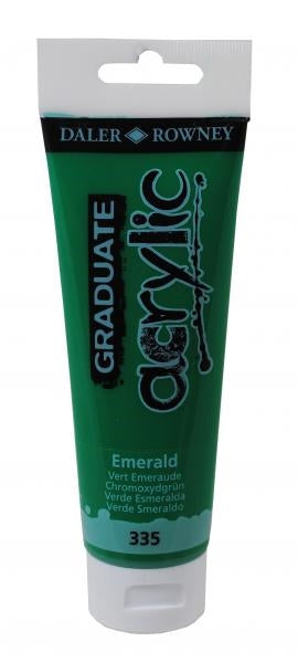Daler-Rowney Graduate Acrylic Paint 120 ml - Emerald Green