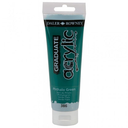 Daler-Rowney Graduate Acrylic Paint 120 ml - Phtalo Green