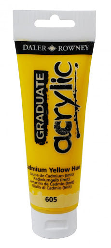 Daler-Rowney Graduate Acrylic Paint 120 ml - Cadmium Yellow (Hue)