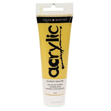 Daler-Rowney Graduate Acrylic Paint 120 ml - Naples Yellow