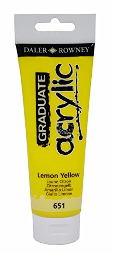 Daler-Rowney Graduate Acrylic Paint 120 ml - Lemon Yellow