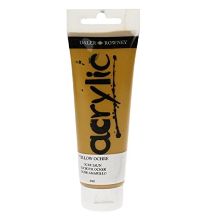 Daler-Rowney Graduate Acrylic Paint 120 ml - Yellow Ochre