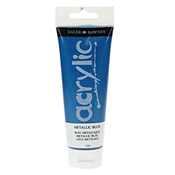 Daler-Rowney Graduate Acrylic Paint 120 ml - Metallic Blue
