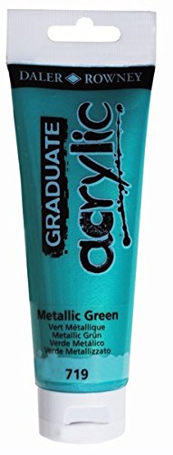 Daler-Rowney Graduate Acrylic Paint 120 ml - Metallic Green