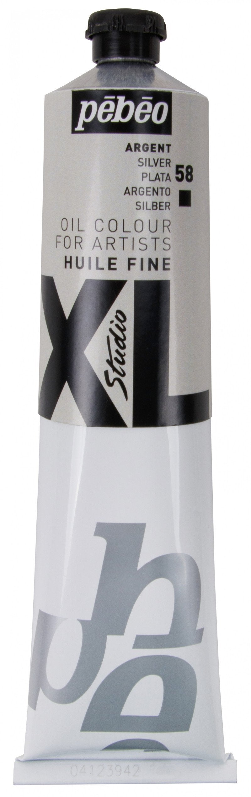 Pebeo Studio XL Peinture à l'huile 200 ml - 58 - Argent
