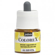 Pebeo Colorex Encre aquarelle 45 ml - 01 - Jaune citron